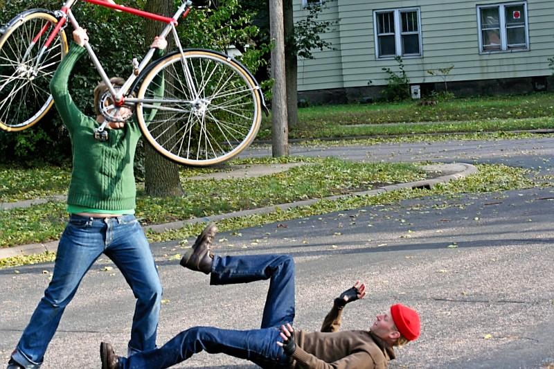 Bicycle-fight