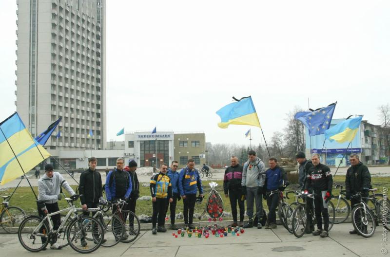 веломайдан в честь Погибших в Киеве