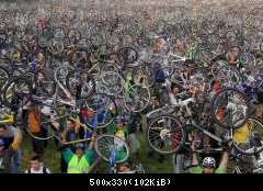 Празднование дня велосипедиста в Сумах в 2015г